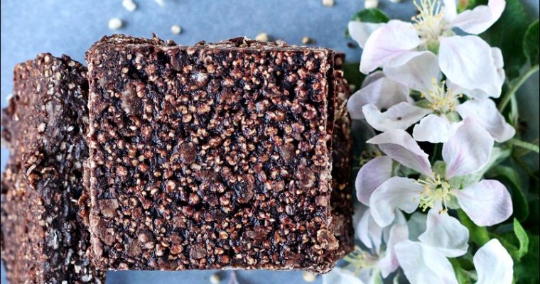 Barrette di quinoa e cioccolato