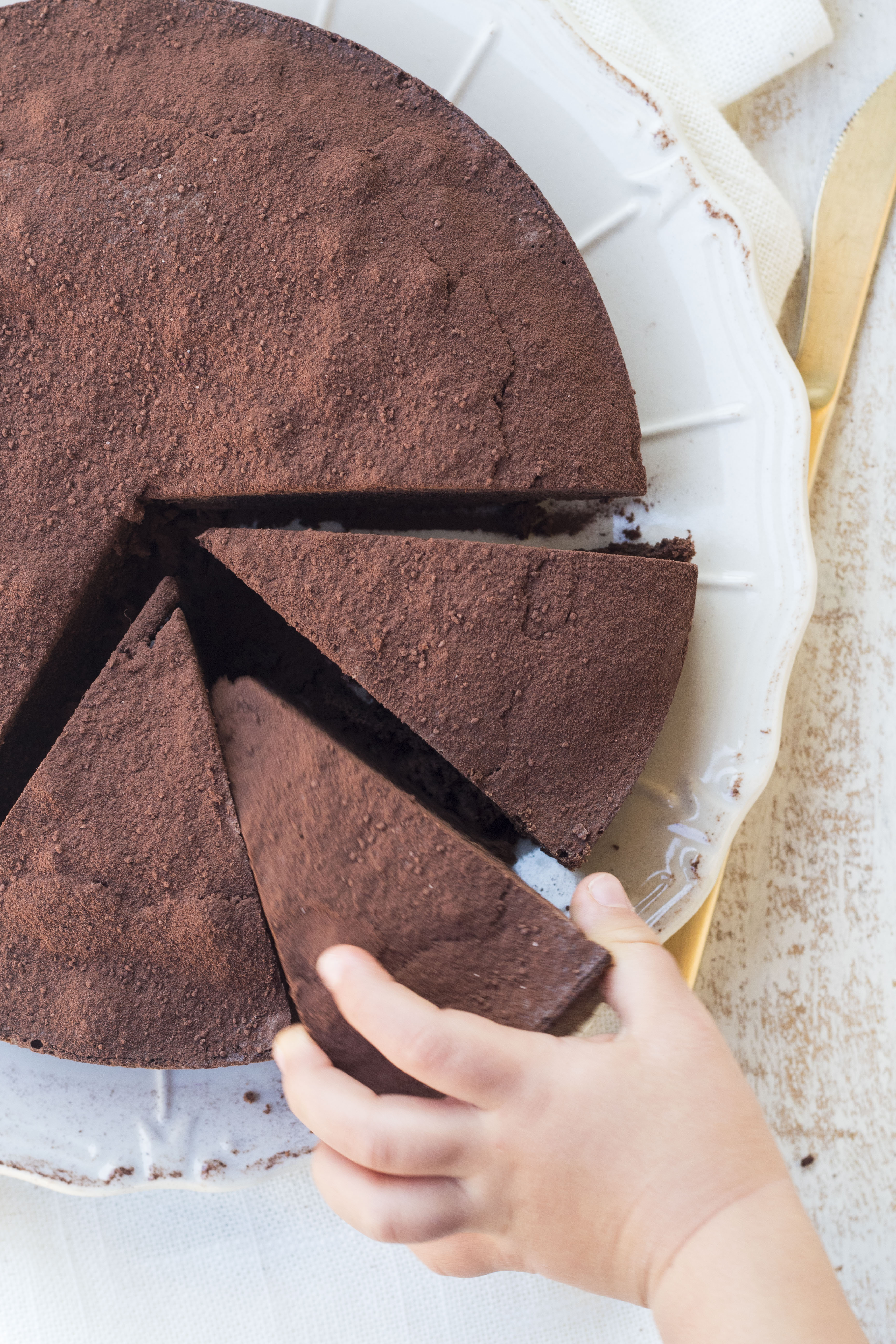 Torta caprese al cioccolato