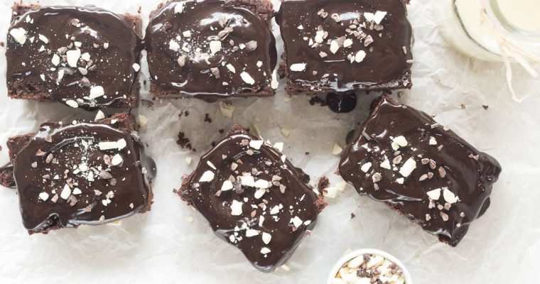 Brownies vegani alla barbabietola