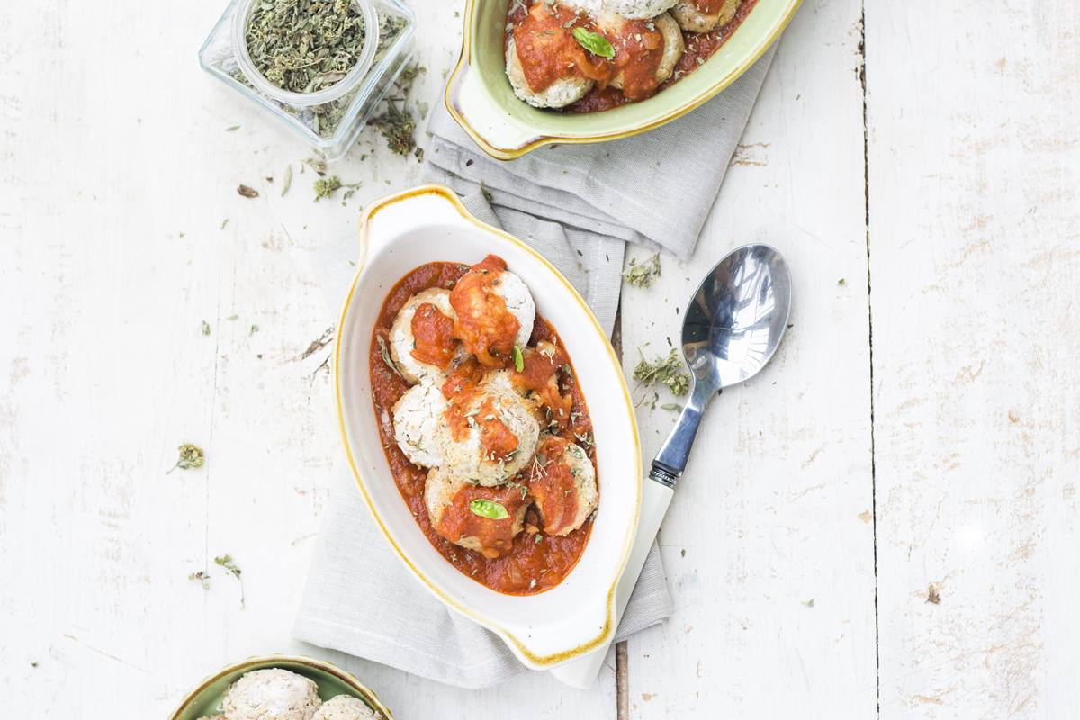 Polpette vegane al sugo di pomodoro | The green pantry