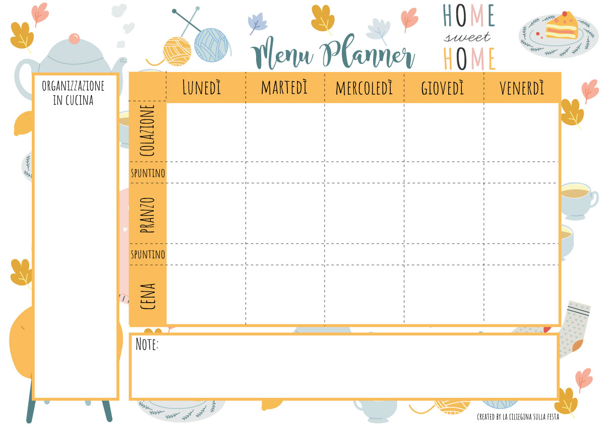 Benvenuto Novembre: i tuoi Free Printable mensili