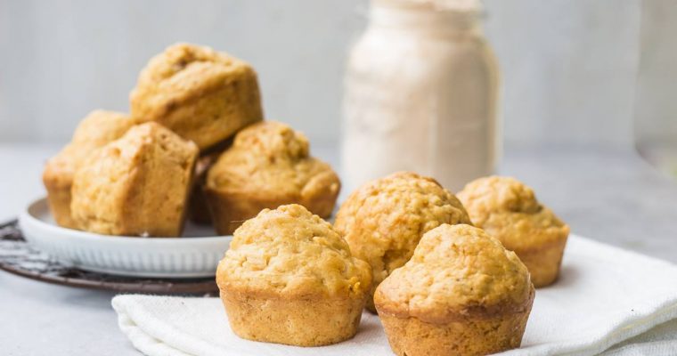 Muffins Facilissimi con Carote e Farina di Lenticchie